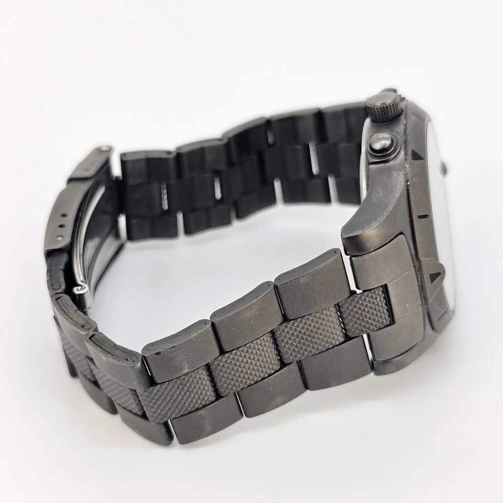 Timex Expedition Men Watch‎ 38MM Ana-Digi Black Dial Gunmetal Bands 6.5